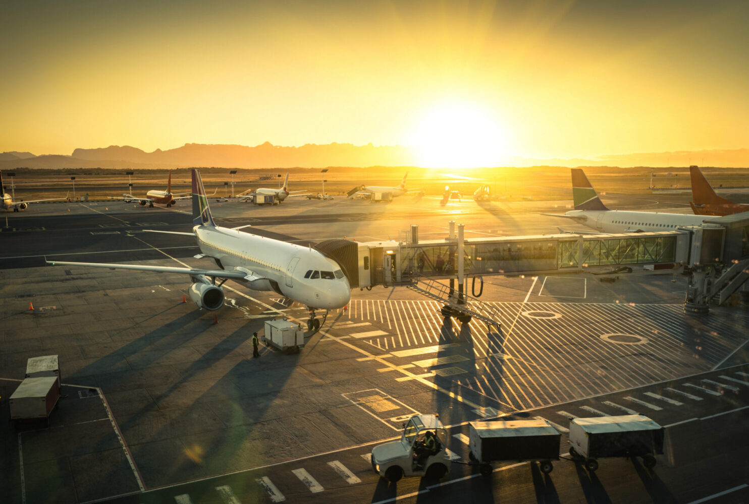 airplane at terminal